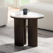End Table w/Natural Marble
