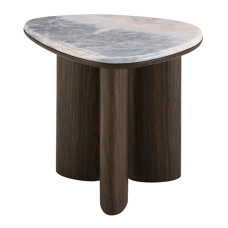 End Table w/Natural Marble