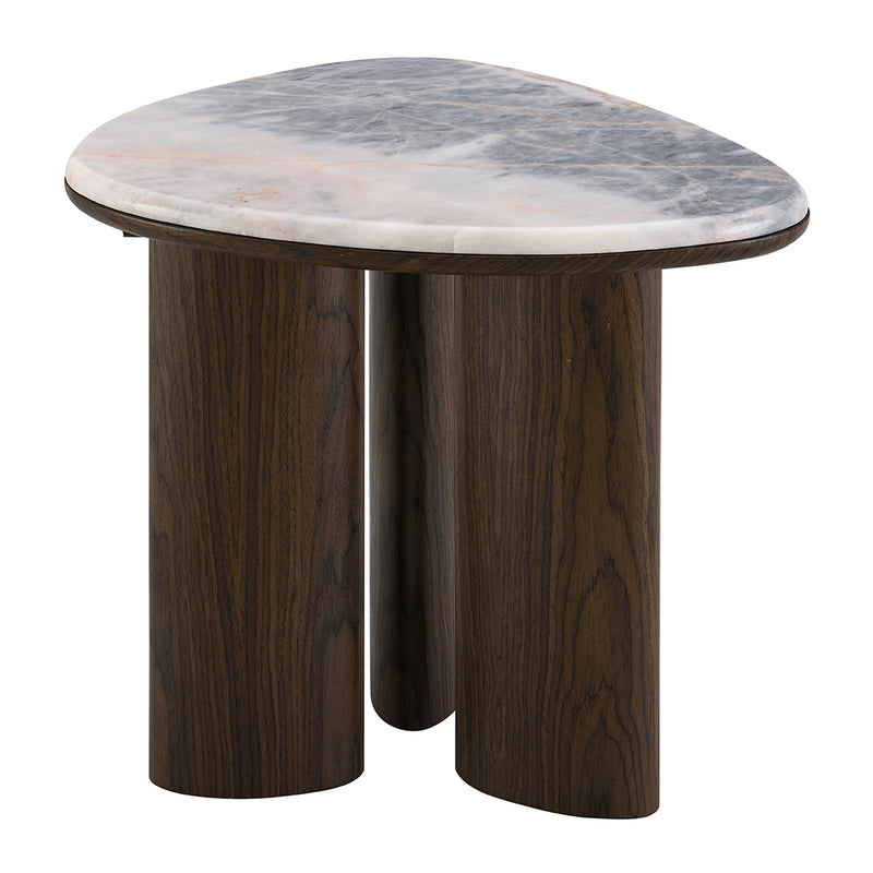 End Table w/Natural Marble