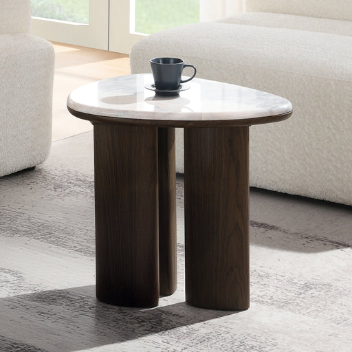 End Table w/Natural Marble