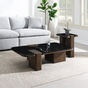 End Table w/Natural Marble