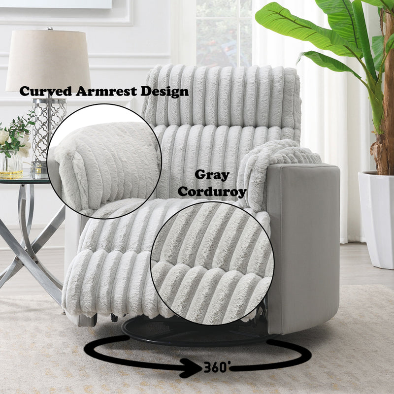 Glider Recliner  W/Swivel