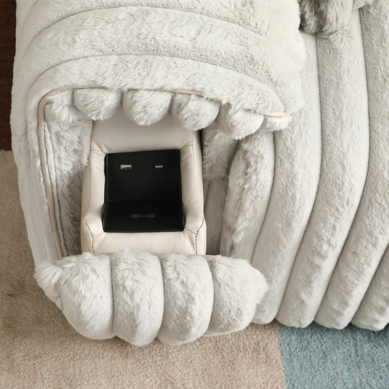 Power Motion Sofa w/Sleeper & USB Port