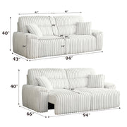 Power Motion Sofa w/Sleeper & USB Port