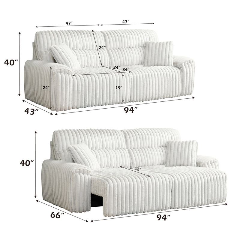 Power Motion Sofa w/Sleeper & USB Port