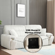 Power Motion Sofa w/Sleeper & USB Port