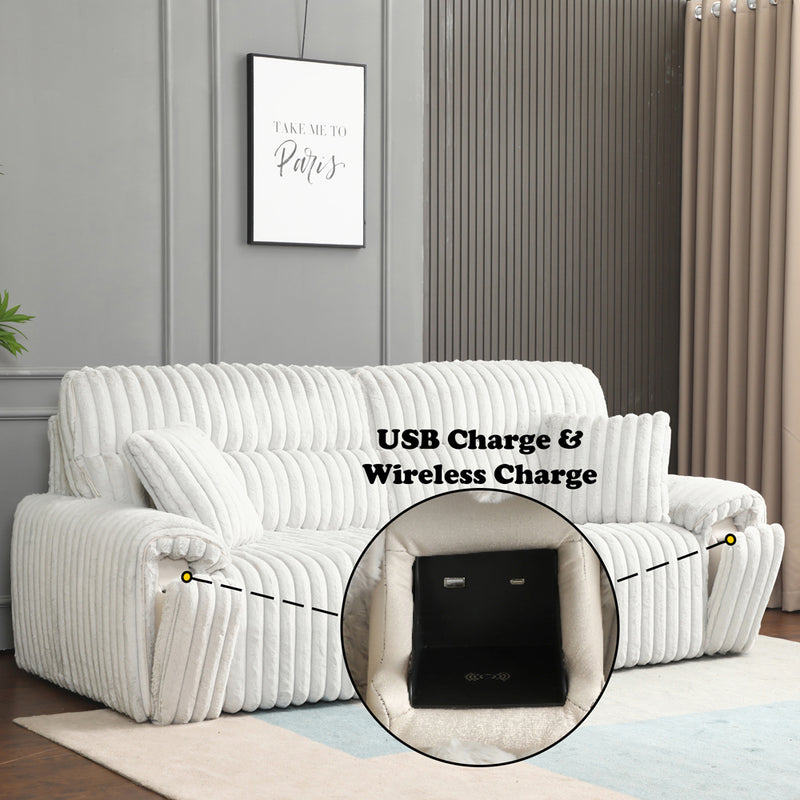 Power Motion Sofa w/Sleeper & USB Port