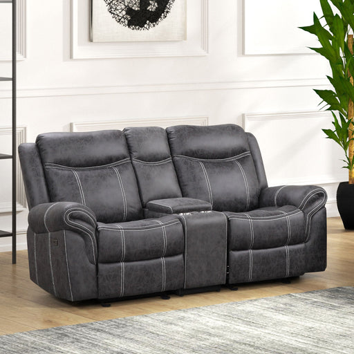 Power Motion Glider Loveseat w/USB Port