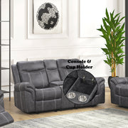 Power Motion Glider Loveseat w/USB Port