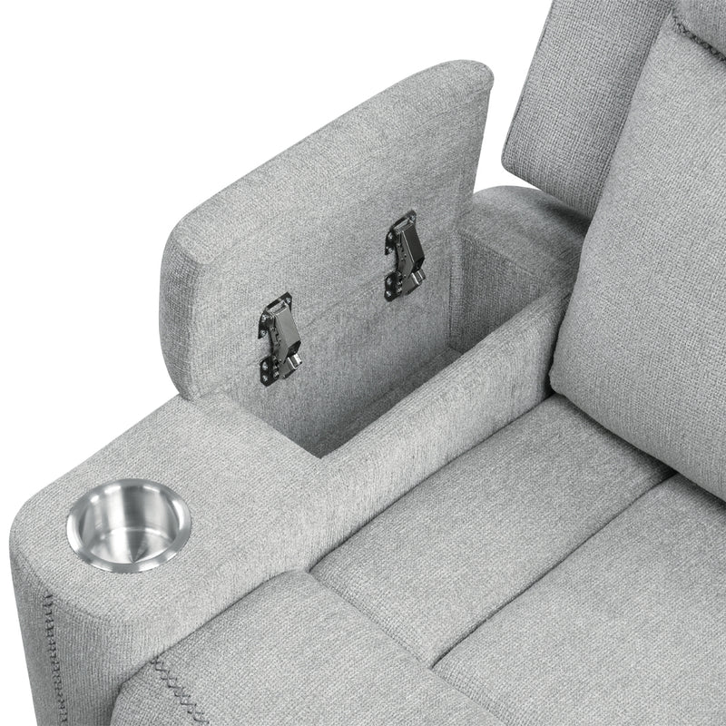 Motion Sofa w/Storage Arm