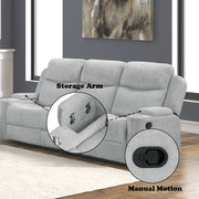 Motion Sofa w/Storage Arm