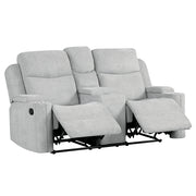 Motion Loveseat w/Console & Storage Arm