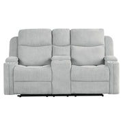 Motion Loveseat w/Console & Storage Arm