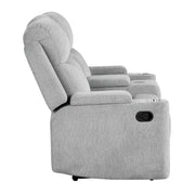 Motion Loveseat w/Console & Storage Arm