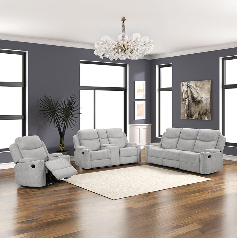 Motion Glider Recliner w/Storage Arm