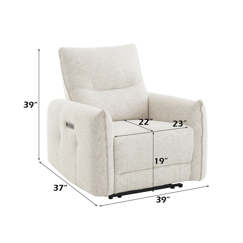 Power Motion Recliner  w/USB Port