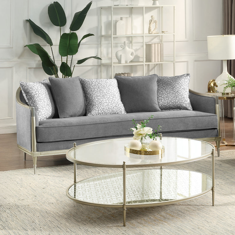 Sofa w/5 Pillows