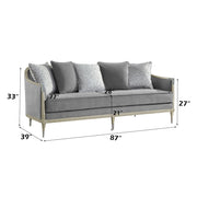 Sofa w/5 Pillows