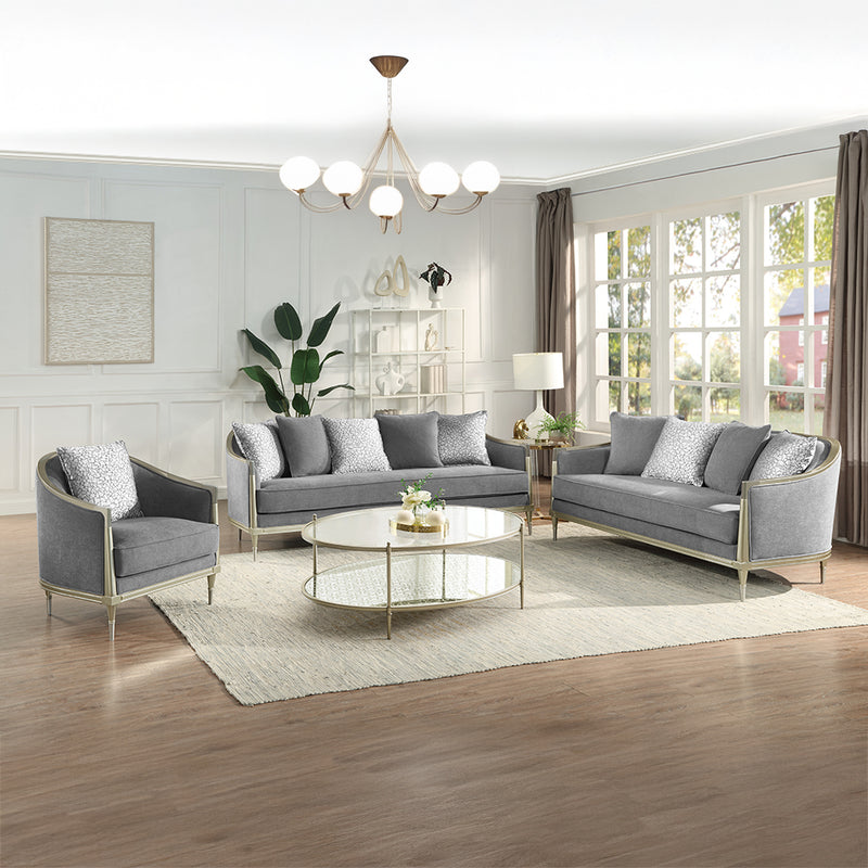 Sofa w/5 Pillows