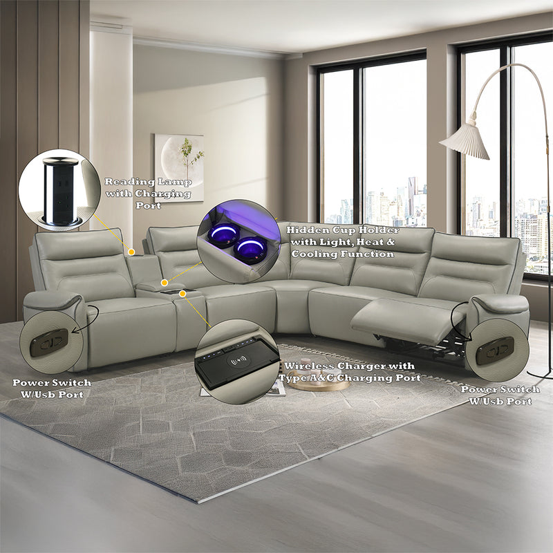 Power Motion Sectional Sofa