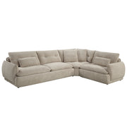 Sectional Sofa w/4 Pillows