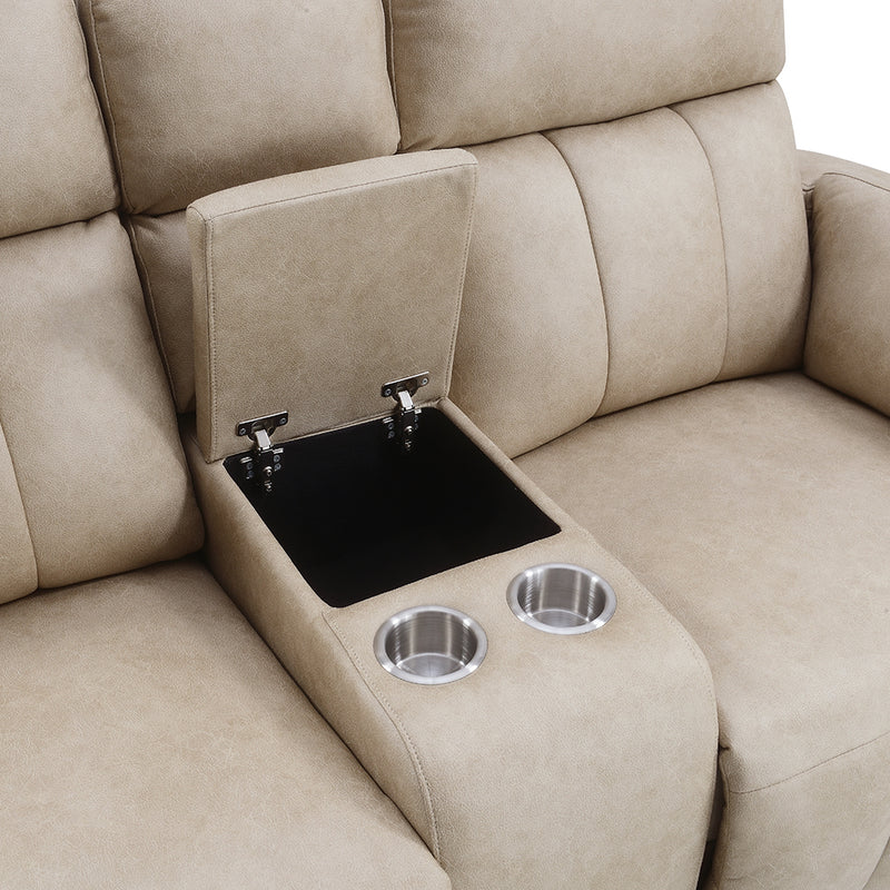 Motion Loveseat w/Console