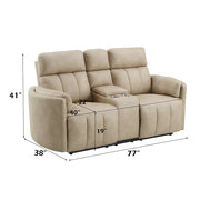 Motion Loveseat w/Console