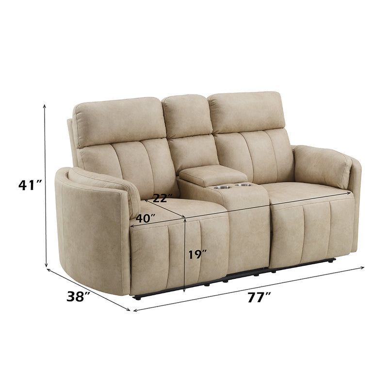 Motion Loveseat w/Console