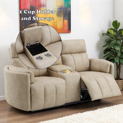 Motion Loveseat w/Console