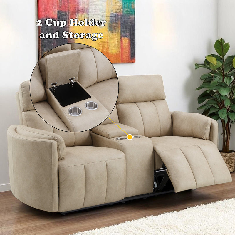 Motion Loveseat w/Console