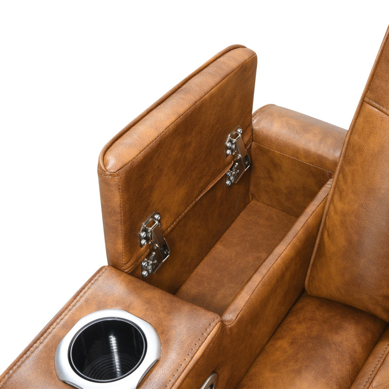 Power Motion Sectional Sofa Set w/Power Headrest, Massage & LED