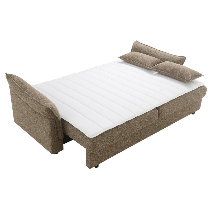 Sofa w/Sleeper, 2 Pillows & Storage