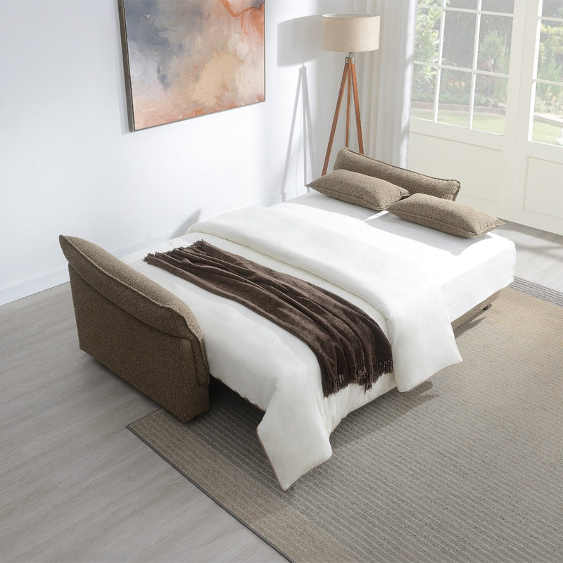 Sofa w/Sleeper, 2 Pillows & Storage