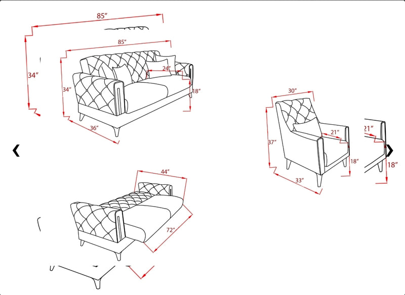 Charlotte Demka Modern Living Room Collection